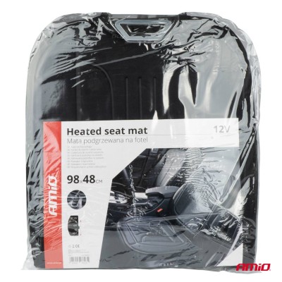 Respaldo para asiento delantero calefactado 12v. 1 und. 98x48cm