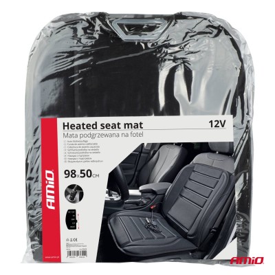 Respaldo para asiento delantero calefactable 12v. 1und. 98x50cm