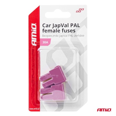 Fusible JapVal PAL Hembra 30A AMIO-03389 2 unidades