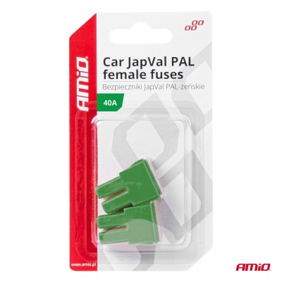Fusible JapVal PAL Hembra 40A AMIO-03390 2 unidades