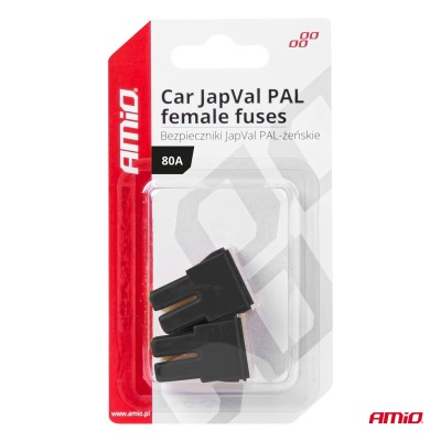Fusible JapVal PAL Hembra 80A AMIO-03394 2 unidades