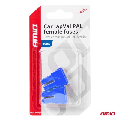 Fusible JapVal PAL Hembra 100A AMIO-03395 2 unidades