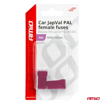 Fusible JapVal PAL Hembra 30A AMIO-03437 2 unidades