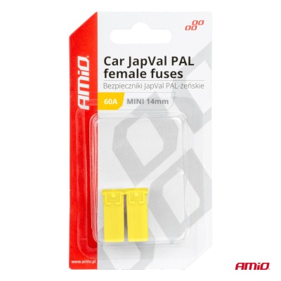 Fusible JapVal PAL Hembra 60A AMIO-03440 2 unidades
