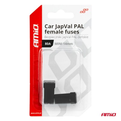 Fusible JapVal PAL Hembra 80A AMIO-03442 2 unidades