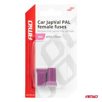 Fusible JapVal PAL Hembra 30A AMIO-03444 2 unidades