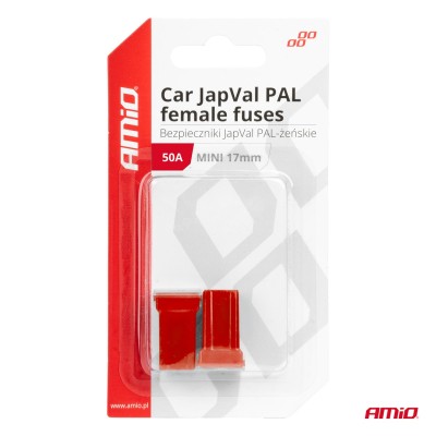 Fusible JapVal PAL Hembra 50A AMIO-03446 2 unidades