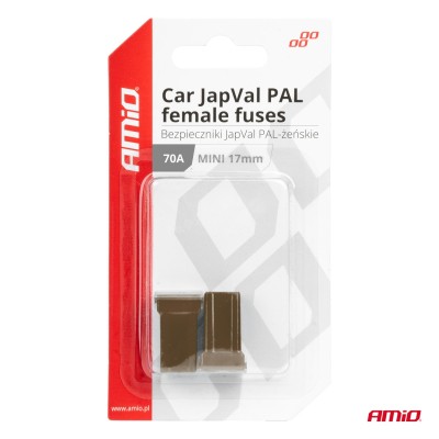 Fusible JapVal PAL Hembra 70A AMIO-03448 2 unidades