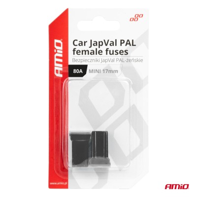 Fusible JapVal PAL Hembra 80A AMIO-03449 2 unidades