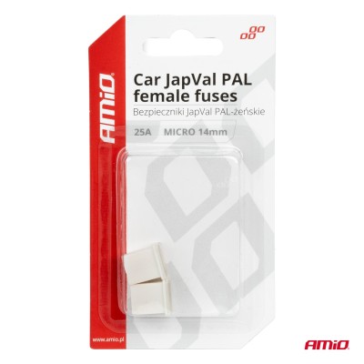 Fusible JapVal PAL Hembra 25A AMIO-03452 2 unidades