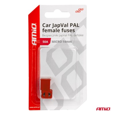 Fusible JapVal PAL Hembra 50A AMIO-03455 2 unidades
