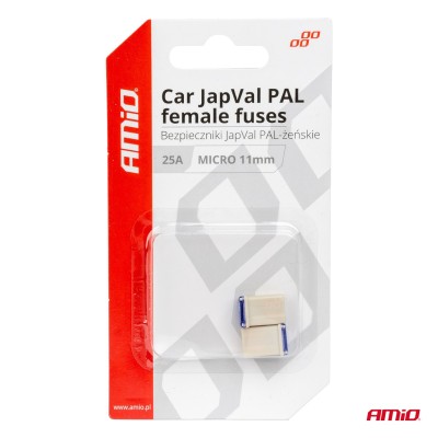 Fusible JapVal PAL Hembra 25A AMIO-03459 2 unidades
