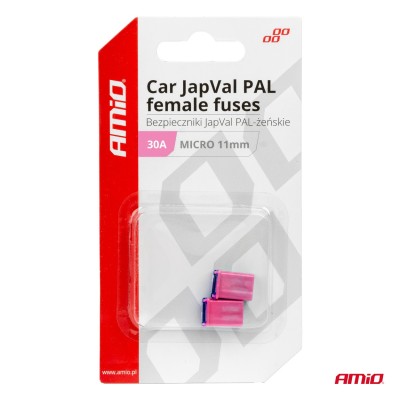 Fusible JapVal PAL Hembra 30A AMIO-03460 2 unidades