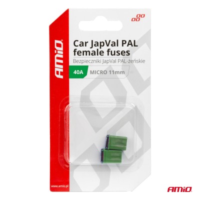 Fusible JapVal PAL Hembra 40A AMIO-03461 2 unidades