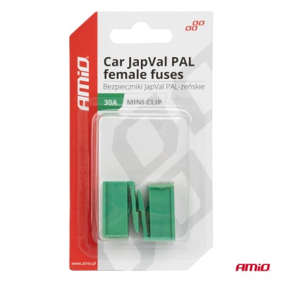 Fusible JapVal PAL Hembra 30A AMIO-03413 2 unidades