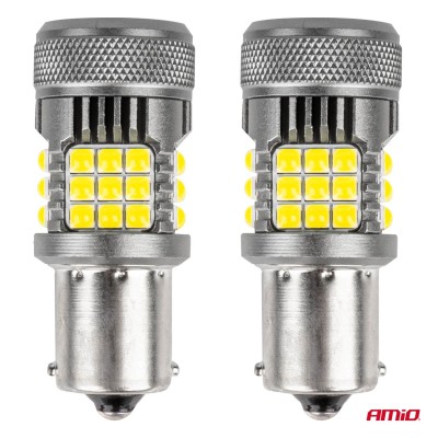 Bombillas LED 1156 BA15S P21W R10W R5W 12V/24V CANBUS, PRO series con ventilador