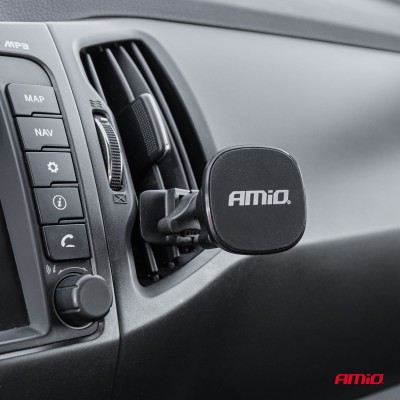 Soporte magnético de móvil para rejillas de ventilación AMIO-03784