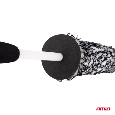 Cepillo microfibra tipo Cono para Lavado de Llantas 44cm AMIO-04025