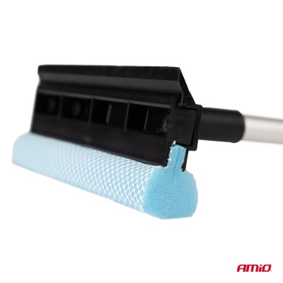 Rasqueta Limpiacristales de aluminio 20cm cabeza 35/48cm AMIO-03853