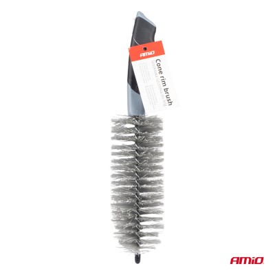 Cepillo limpiador de llantas y tapacubos detailing estrecho 32,5 cm AMIO-04023