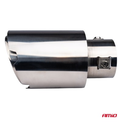 Cola de escape acero inoxidable cromado AMIO-04064