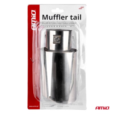 Cola de escape acero inoxidable cromado AMIO-04064