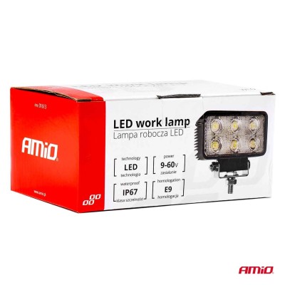 Lámpara de Trabajo AWL02 6 LED FLAT 9-60V