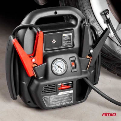 Cargador y Arrancador de batería 4 en 1, 12V 17Ah 900A JS01