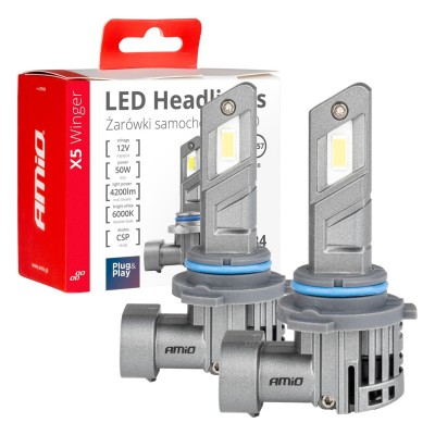 Lámparas LED HB4 X5-series  6000K máx. 50W AMIO-03949