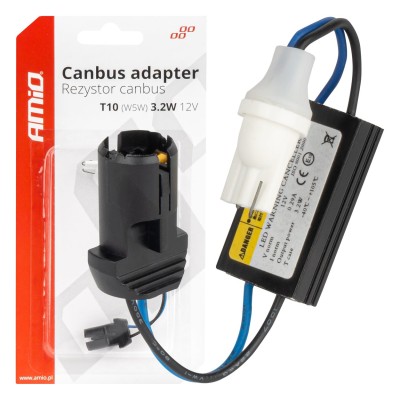 cancelador errores Canbus LED T10 Resistencia 3.2W 12V AMIO-04087