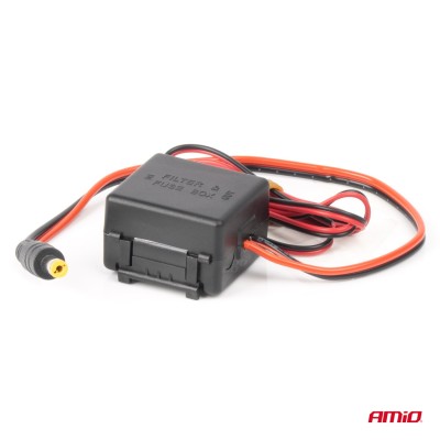 Filtro anti interferencias de alimentación 12V  con conector AMIO-04100