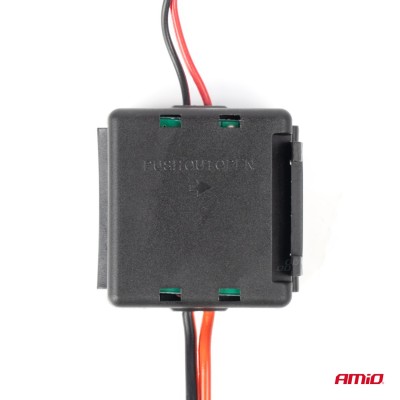 Filtro anti interferencias de alimentación 12V  con conector AMIO-04100