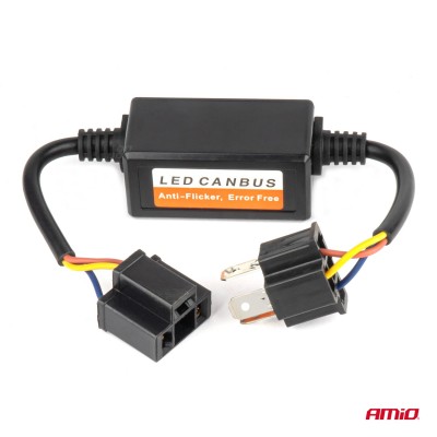 Canceladores de errores LED de Resistencia Canbus 3W 120Ω H4 AMIO-04127