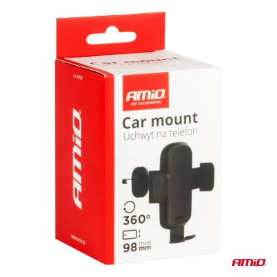 Soporte teléfono para rejillas ventilación AMIO-04139