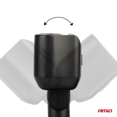 conector mechero doble y cargador 2xUSB 1xUSB C 12/24V máx. 200W AMIO-04173