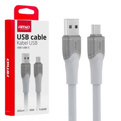 Cable USB-A A TYPE-C 60W 200cm FullLINK modelo X111 AMIO-04290