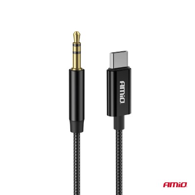 Cable USB-C A TIPO AUX Mini Jack 3.5mm 1m AMIO-04294