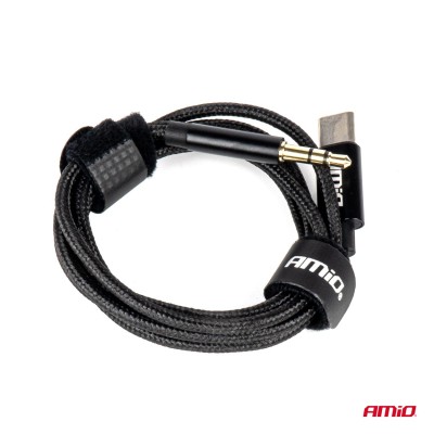 Cable USB-C A TIPO AUX Mini Jack 3.5mm 1m AMIO-04294