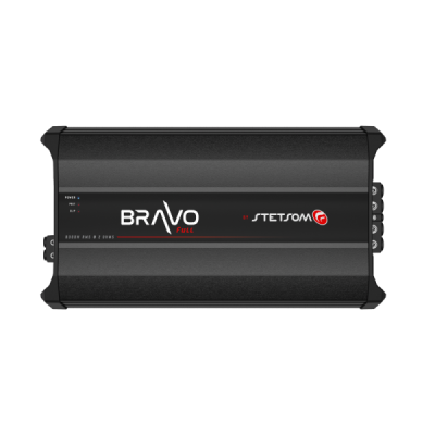Amplificador de 1 canal Stetsom Bravo 8000w a 2 ohm