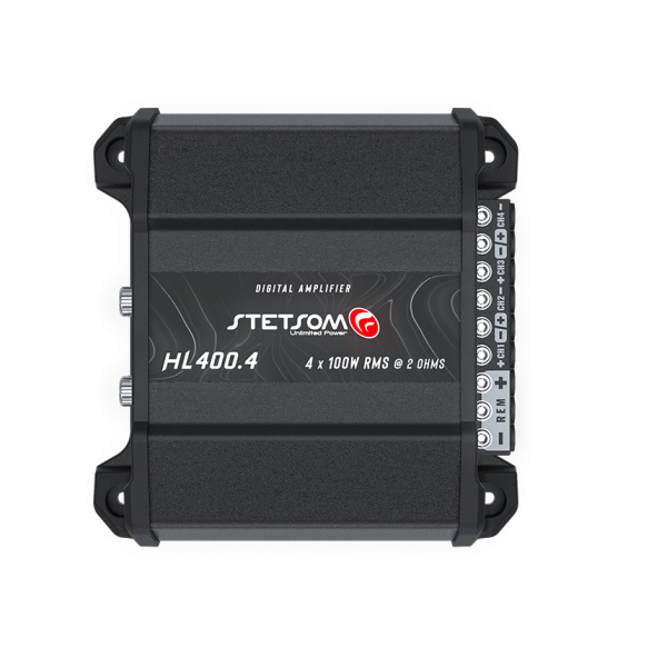 Amplificador de 4 canales Stetsom 400W HL400.4