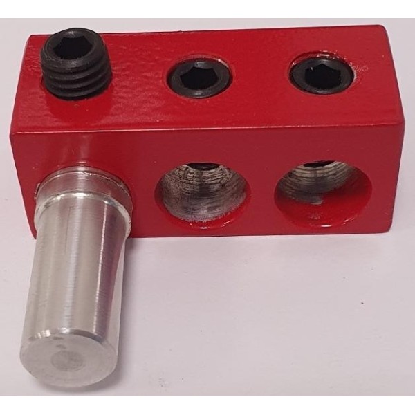 Adaptador de corriente 2 vías 50mm aluminio positivo