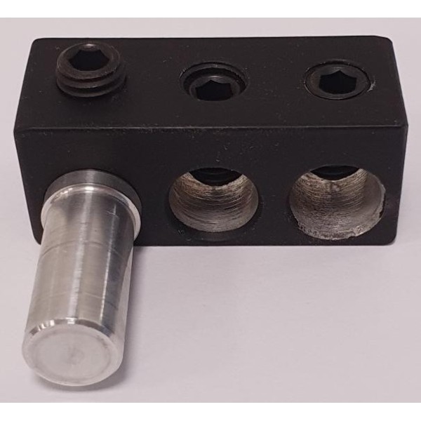 Adaptador de corriente 2 vías 50mm aluminio negativo