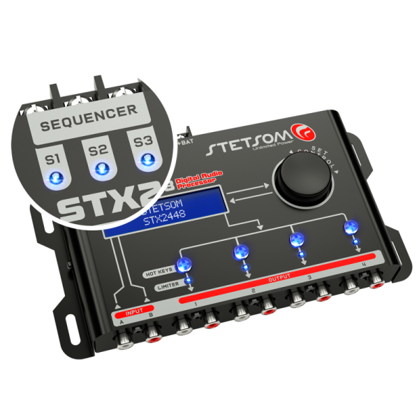 Procesador de 4 canales con secuenciador STETSOM STX2448