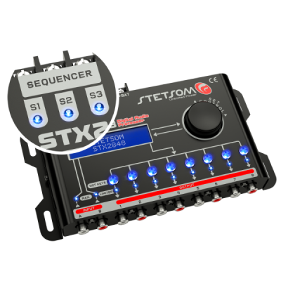Procesador de 8 canales con secuenciador STETSOM STX2848