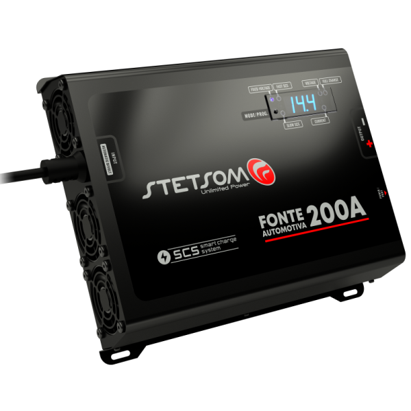 Fuente alimentacion y cargador de 200 amperios STETSOM FONTE200A