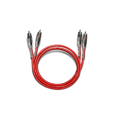 Cable RCA de 1 metro STETSOM serie plata