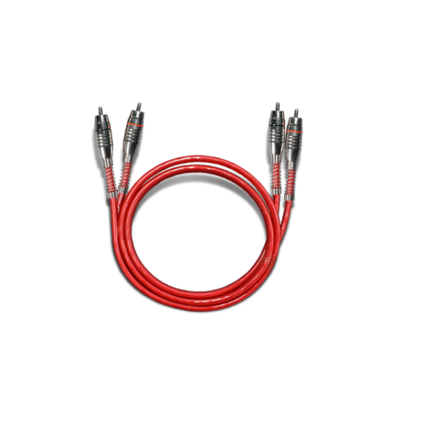 Cable RCA de 1 metro STETSOM serie plata