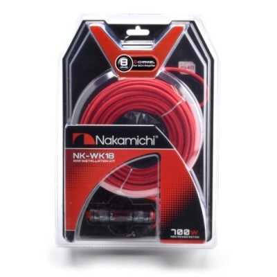 Kit de cables 10mm instalación amplificador NAKAMICHI NK-WK18