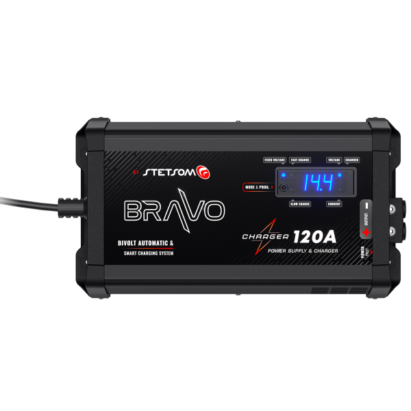 Fuente y cargador de baterías Stetsom Bravo 120 amperios