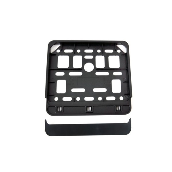 Marco Matrícula - scooter- color NEGRO